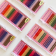 pestañas de colores