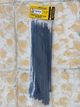 ABRAZADERA PLASTICA AJ 10" 50PC VIKINGO NEGRA
