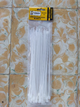 ABRAZADERA PLASTICA AJ 10" 50PC VIKINGO TRANSPARENTE