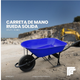 CARRETA DE MANO 4.5FT RUEDA SOLIDA TORO