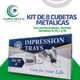 Cubetas metálicas, kit de 8 unds, Daddy D Pro