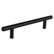 Jaladera De Acero Negro Mate 128mm Linea Cilindro 49732 Fiero