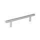 Jaladera De Acero Niquel Satinado 128mm Linea Cilindro 43827 Hermex