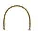 Manguera 60cm Flexible Para Gas Natural Y LP 3/8"x3/8" VG-B60 Coflex