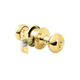 Cerradura Oval Recamara Laton Brillante 43458 Hermex