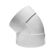 Codo PVC Sanitario 2"x45