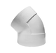Codo PVC Sanitario 3"x45