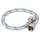 Manguera Para Lavabo Flexible De Aluminio 40cm Para 49120 Foset Flexilum