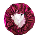 Gorro de satin vinotinto corto