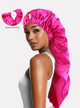 Gorro de Satin Largo Fucsia - Shein