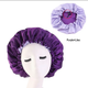 Gorro de satin Morado corto