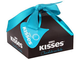 CHOCOLATE  KISSES CON LECHE MOÑO AZUL