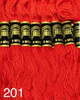 201 HILO IRIS ROJO