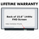 15.6 Led Slim reducida FHD 144HZ 40pines NV156FHM-NY4 V8.0