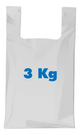 Bolsa Plástica Manija Camiseta 3 Kg