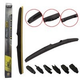16" H PLUMA LUISI TIPO/EUROPEO HIBRIDA REFORZADA 16" CON 6 ADAPTADORES 1PZ BLISTER 315.429