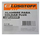 ALAMBRE PARA SOLDAR FLUX 091 1KG LUSQTOFF