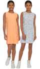 HURLEY 2PACK T/S 7-8 DE VESTIDOS PARA NIÑA COLOR ANARANJADO TALLA S (7/8)