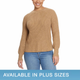 JESSICA SIMPSON T/2X SUETER BLUSA DE DAMA COLOR BEIGS TALLA 2X