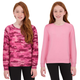 LUCKY BRAND T/L (14/16) 2PACK DE BLUSAS MANGA LARGA COLOR ROSADO TALLA L(14/16)