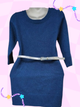IZ BYER GIRL CAJA NO. 25 SUETER VESTIDO CON CINCHO PARA NIÑA COLOR TURQUESA BRILLANTE TALLA L (14)