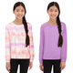 LUCKY BRAND T/L (14/16) 2PACK DE BLUSAS MANGA LARGA COLOR MORADO TALLA L(14/16)