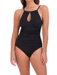 JESSICA SIMPSON CAJA NO. 27 CALZONETA DE UNA PIEZA PARA DAMA COLOR NEGRO TALLA XXL