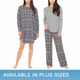 HONEYDEW PIJAMA T/XS 3 PC CAMISON/BLUSA/PANTALON COLOR GRIS/COPOS TALLA XS