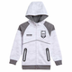DISNEY Star Wars T/ S-7/8 Sudadera/chumpa PARA NIÑO COLOR BLANCO CON GRIS TALLA S-7/8