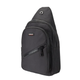 DUKAP CROSSBODY PARA HOMBRE RESISTENTE AL AGUA COLOR NEGRO CAJA NO. 1