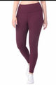 LUKKA LUX CAJA NO. 16 LEGGINS T/XS LICRA DE DAMA COLOR CORINTO TALLA XS