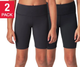 MONDETTA 2PACK  T/XS 5/6 DE NIÑA LICRAS CORTAS COLOR NEGRO TALLA XS (5/6)