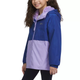 EDDIE BAUER CHUMPA VERSATIL 3-EN 1  IMPERMEABLE  COLOR AZUL CON LILA  PARA NIÑA TALLA L-14/16