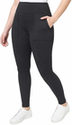 MONDETTA CAJA NO. 16 LICRA/LEGGINS T/XL DE DAMA COLOR NEGRO/GRIS (Black Gray) TALLA XL