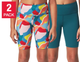 MONDETTA 2PACK T/S 7/8 DE NIÑA LICRAS CORTAS MULTI TALLA S (7/8)