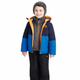 GERRY CHUMPA T/5 DE NIÑO 3 EN 1 CON GORRO COLOR AZUL/NARANJA/GRIS TALLA 5