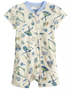 JAMMIES FOR YOUR FAMILIES CAJA NO. 22 PIJAMA MAMELUCO T/18M CORTO PARA NIÑO  COLOR BEIGE ESTAMPADO TALLA 18MESES