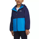 EDDIE BAUER CHUMPA VERSATIL 3-EN 1  IMPERMEABLE  COLOR AZUL CON CELESTE  PARA NIÑO TALLA XS-5/6