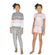 BCBG GIRLS YUTH 4-PIECE SLEEPSET ANIMAL PRINT S(7/8)