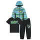 MARVEL 3 PIEZAS TRAJE DE NIÑO CELESTE TALLA 3