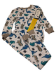 MON PETIT CAJA NO. 25 PIJAMA DE 2 PIEZAS PARA NIÑO COLOR ESTAMPADO DINOSAURIOS TALLA 4