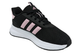 ADIDAS TENNIS 8.5 PARA DAMA COLOR NEGRO CON  FRANJAS ROSADAS  TALLA