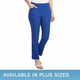 HILARY PANTALON DE VESTIR DE DAMA CON CONTROL DE ABDOMEN CON OJALES PARA CINCHO COLOR AZUL TALLA S