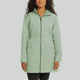 Kirkland Chaqueta T/XS LARGA IMPERMEABLE DE DAMA COLOR VERDE