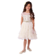 JONA MICHELLE T/4 CAJA NO. 24 VESTIDO SPECIAL OCCASION PARA NIÑA COLOR BEIGE/DORADO TALLA 4