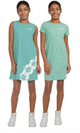 HURLEY 2PACK T/M 10-12 DE VESTIDOS PARA NIÑA COLOR AQUA TALLA M (10/12)