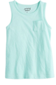 JUMPING BEANS CAJA NO. 25 PLAYERA SIN MANGAS DE NIÑO COLOR AQUA  TALLA 10