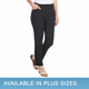 HILARY PANTALON T/M DE VESTIR DE DAMA CON CONTROL DE ABDOMEN CON OJALES PARA CINCHO COLOR  NEGRO TALLA M