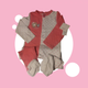 BOULEVARD BABY T/24M CAJA NO. 25 PIJAMA MAMELUCO PARA NIÑA COLOR ROSADO BLANCO FLORES TALLA 24M