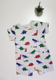 LITTLE ME CAJA NO. 25 T/3M ENTERIZO CORTO PARA NIÑO COLOR GRIS DINOSAURIOS TALLA 3 MESES